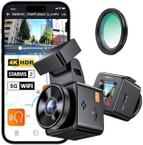 Vantrue E1 Pro 4K Mini Dash Cam Front Camera with Starvis 2 PlatePix™ HDR Night Vision, Built-in WiFi GPS, 1.54'' Screen, LTE Support - 1TB Max