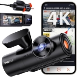 Vantrue N4 Pro 3-Channel 4K WiFi Dash Cam with Night Vision, GPS, Voice Control, 24H Parking Mode - 512GB Max