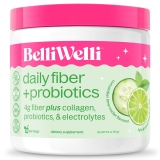 BelliWelli Daily Fiber Supplement with Probiotics, Electrolytes, and Collagen - Cucumber Lime Cooler - 6.4 oz