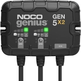 NOCO Genius GEN5X2 10A Smart Marine Battery Charger for AGM, Lithium, and Deep-Cycle Batteries