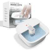 Sharper Image SpaHaven Foot Bath with Heated Massage & Pumice Stone - Pain & Stress Relief for Tired Feet