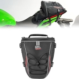 KEMIMOTO Waterproof Motorcycle Tail Bag with Shoulder Strap and Cover - 10L Storage