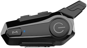 Wipeeyes Waterproof Motorcycle Helmet Intercom Headset with Noise Cancellation and Stereo Music