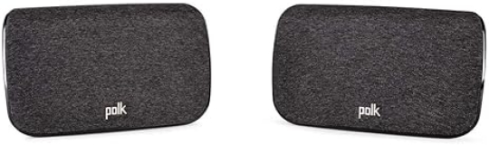 Polk Audio SR2 Wireless Surround Sound Speakers - Immersive Sound, Easy Set Up, Multiple Placement, 2 Count