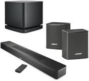 Bose Smart Dolby Atmos Soundbar Bundle with Wireless Surround Speakers and Bass Module 500 - Black