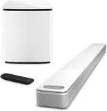 Bose Smart Ultra Dolby Atmos Soundbar Speaker Bundle with Bass Module 700 - White