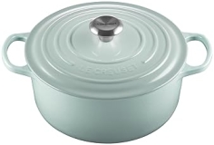 Le Creuset 5.5 Quart Round Dutch Oven with Lid in Sea Salt Enamel