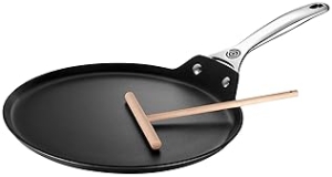 Le Creuset Toughened Nonstick PRO Crepe Pan with Rateau