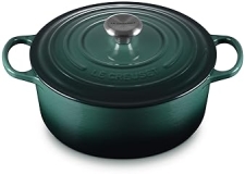Le Creuset 5.5 qt. Round Dutch Oven in Artichaut Green Enameled Cast Iron