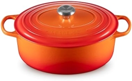 Le Creuset Oval Dutch Oven 6.75 qt. Flame Enameled Cast Iron