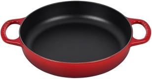 Le Creuset 11" Cerise Cast Iron Everyday Pan - Signature Collection