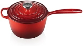 Le Creuset 2.25 qt. Enameled Cast Iron Saucepan in Cerise