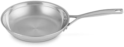 Le Creuset Tri-Ply Stainless Steel Fry Pan for Cooking 8-Inch