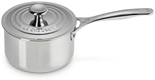 Le Creuset 2 Quart Tri-Ply Stainless Steel Saucepan