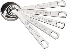 Le Creuset 5-Piece Stainless Steel Measuring Spoons Set