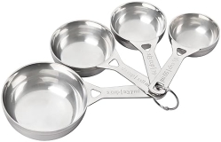 Le Creuset Set of 4 Stainless Steel Measuring Cups for Precision Cooking