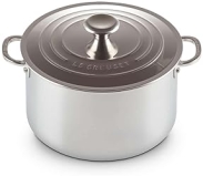 Le Creuset 7 Quart Stainless Steel Stockpot - Tri-Ply Construction