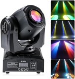 BSBL 30W LED Moving Head DJ Stage Light with 8 GOBO 15 Color, DMX & Sound Control
