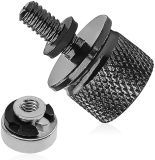 Stainless Steel Harley Davidson Rear Fender Seat Bolt Kit, Quick Mount (Black)