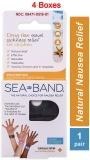 Sea Band Child Motion Sickness Acupressure Wristband - Child Band (4 Boxes)
