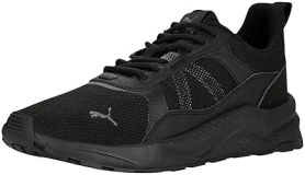 PUMA Men's Anzarun 2.0 Cross Trainer in Black-Shadow Gray, Size 12
