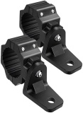 ZIDIYORUO UTV Whip Light Mount & Bar Bracket - Heavy Duty Roll Cage Clamp, 360° Rotation, Aluminum Off-Road Light Mount for Polaris RZR, Can Am, Jeep