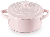Le Creuset Mini Round Cocotte 8oz Shallot Stoneware for Cooking
