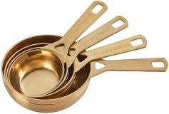 Le Creuset Gold Le Creuset Measuring Cups Set of 4 - 1/4, 1/3, 1/2, 1 cup