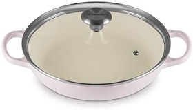 Le Creuset Round Braiser with Glass Lid, 2.25 qt, Shallot - Enameled Cast Iron
