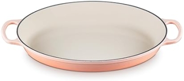 Le Creuset 3qt Oval Baker in Peche, Enameled Cast Iron