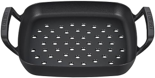 Le Creuset 12" Alpine Outdoor Enameled Cast Iron Square Grill Basket