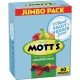 Mott’s Assorted Fruit Flavored Snacks, 60 ct, 0.8oz each