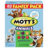 Mott's Assorted Animals Fruit Snacks - Pack of 40