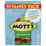 Mott's Medleys Fruit Snacks Family Size - 40 ct, Packaging Varies