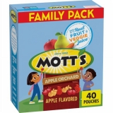 Mott's Gluten-Free Apple Orchard Fruit Snacks - 0.8 oz Pouches for Kids' School Snacks