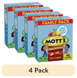 Mott's Apple Orchard Fruit Snacks (4 Pack) - Gluten-Free Family Snack, 40 Ct, 32 oz