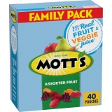Mott's Assorted Fruit 40ct Pack of 2: Delicious and Convenient Snack Combo