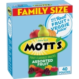 Mott's Fruit Flavored Snacks Easter Basket Stuffers, Assorted Fruit, Gluten-Free, Family Pack - 40 Ct, 32 oz