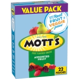 Mott's Assorted Fruit Flavored Snacks Pouches - Pack of 48