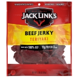 Jack Link’s Teriyaki Beef Jerky: 100% Beef, 11g Protein, 2.85 oz Bag