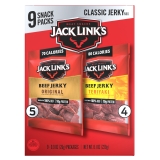 Jack Link's Original & Teriyaki Beef Jerky Bundle - Pack of 9