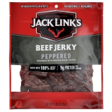 Jack Link’s Peppered Beef Jerky, 100% Beef, 9g Protein, 2.85 oz Bag