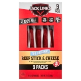 Jack Link's Original Beef and Cheese Snack Pack, 0.8 Oz, 9 Pack