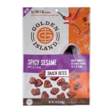 Golden Island Gluten Free Spicy Sesame BBQ Pork Snack Bites 4.5oz - Resealable Bag