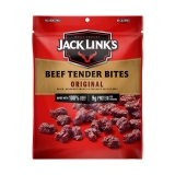 Jack Link's Original Beef Tender Bites, Protein-Rich Snack, 3.25 oz Bag