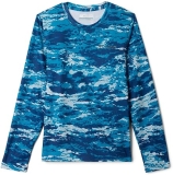 Columbia Boys' PFG Solar Stream Long Sleeve Shirt - Printed Design