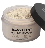 Aesthetica Translucent Setting Powder - Matte Finish Loose Powder with Velour Puff