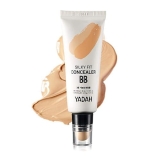 YADAH Silky Fit Concealer BB Cream (21 Light Beige) - Korean 2-in-1 Makeup for Flawless Skin, Long-Lasting Coverage