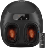 RENPHO Electric Shiatsu Foot Massager with Heat, Deep Kneading for Plantar Fasciitis Relief, Men's Size 14, Remote Control - Gift