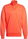adidas Men's All Season Fleece Quarter-Zip Crewneck Sweatshirt